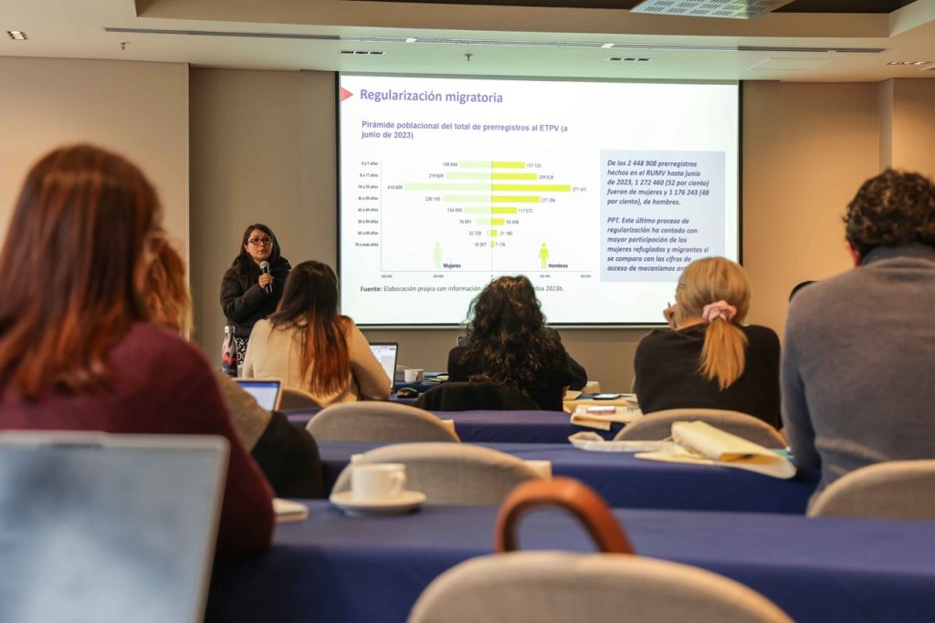 foto evento Mujeres refugiadas y migrantes de Venezuela en Colombia 14