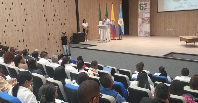 foto: El director (e) del SPE, Fredys Simanca, en la jornada “Conectando Oportunidades