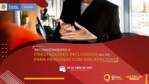 foto publicacion Unidad del SPE destacó labor de prestadores inclusivos