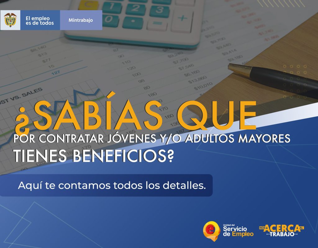 foto publicacion Incentivos para empleadores de jóvenes y adultos mayores
