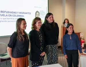 foto evento Mujeres refugiadas y migrantes de Venezuela en Colombia