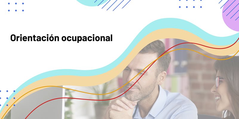 Banner institucional de la Estrategia de orientación ocupacional del Servicio Público de Empleo, con fotografía de dos personas conversando sobre oportunidades laborales
